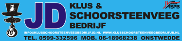 Logo Klus & Schoorsteenveeg Bedrijf JD